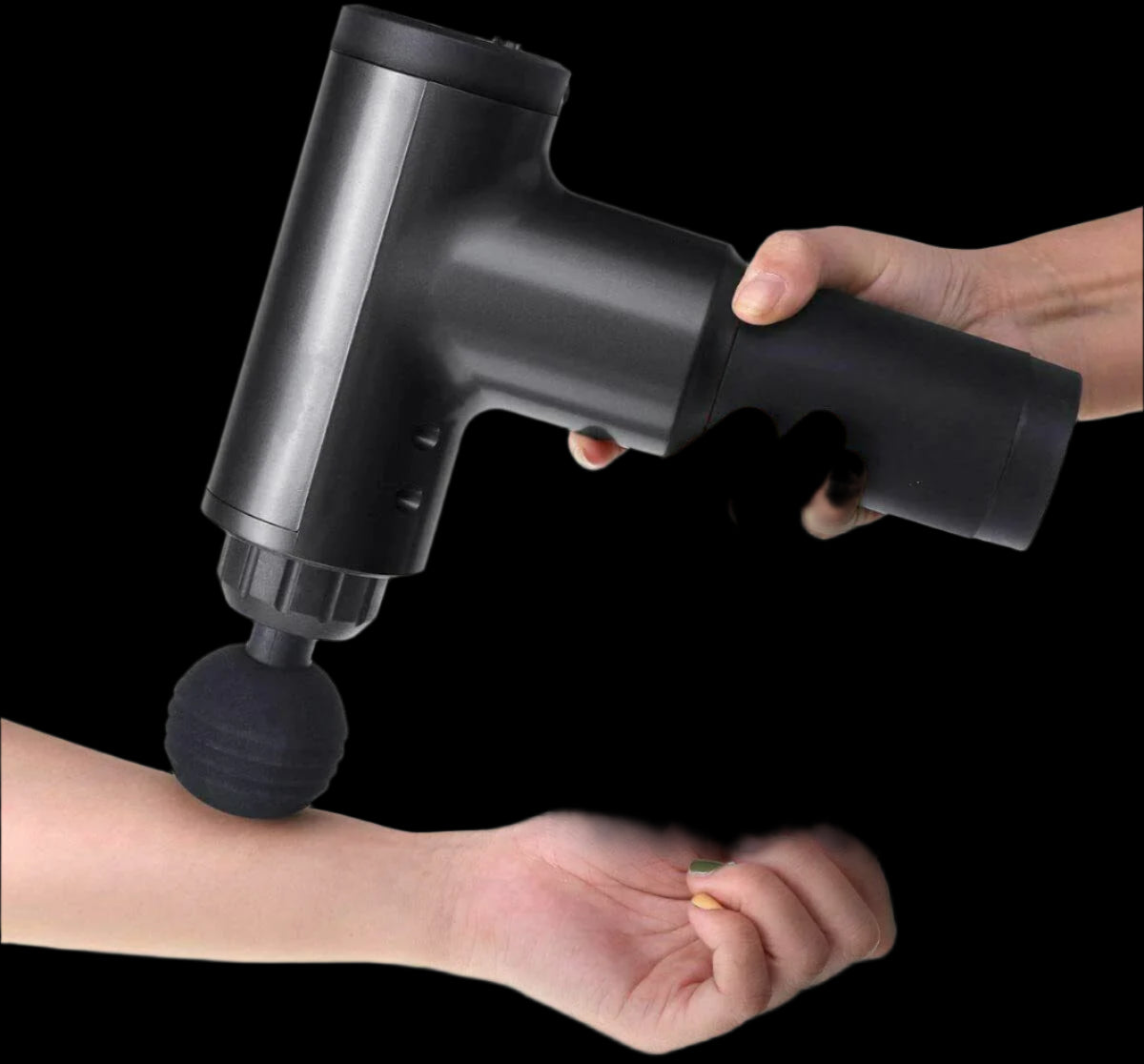 CoreForm™ Deep Tissue Massage Gun – 6-Speed Muscle Relief with 4 Heads